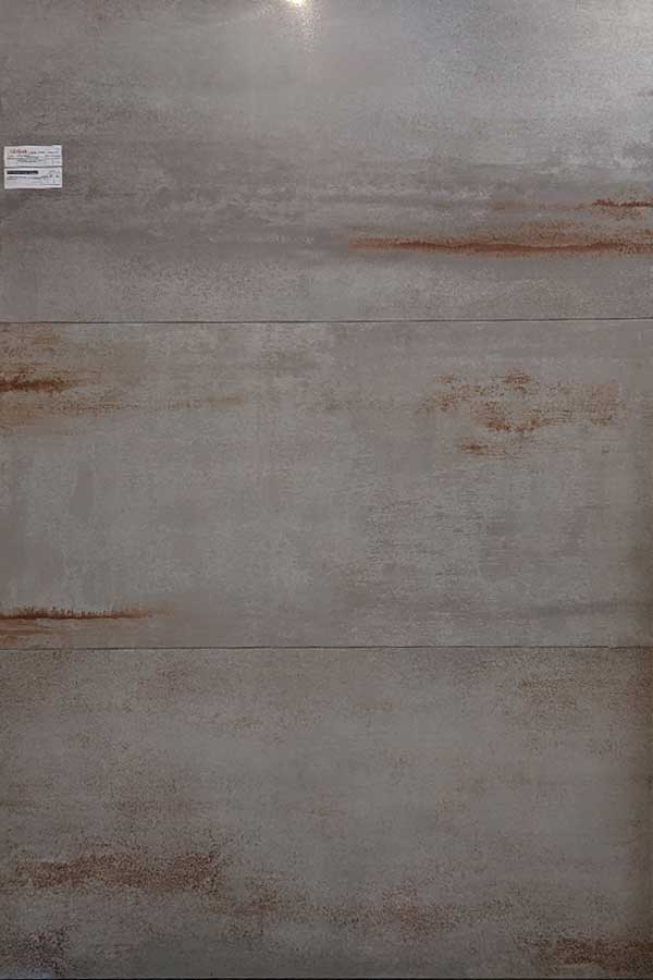 Wand-, Bodenfliese 60x120cm Steinoptik marmor anpoliert Farbe Hellgrau mit Rost, Serie Villeroy und Boch Metallic Illusion 2730 ME1L, Material Feinsteinzeug