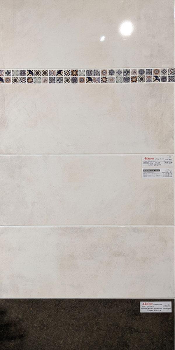 Wandfliese 25x60cm Steinoptik Marmor Farbe Beige, Serie Portland, Material Steingut